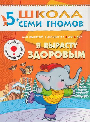 ШколаСемиГномов 5-6 лет Я вырасту здоровым Кн.с карт.вкладкой (Денисова Д.)