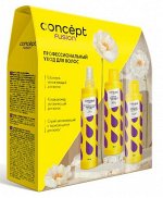 Подарочный набор  CONCEPT Fusion Ultra Moist (шампунь 300 мл+бальзам 300 мл+ спрей240 мл)