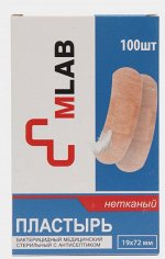 Лейкопластырь MLAB бактерицидный полимерный №100