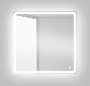 Зеркало BelBagno со встр. свет., сен. выкл., подогр. SPC-MAR-800-800-LED-TCH-WA, 800x30x800