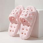 Тапочки женские розовые рельефные