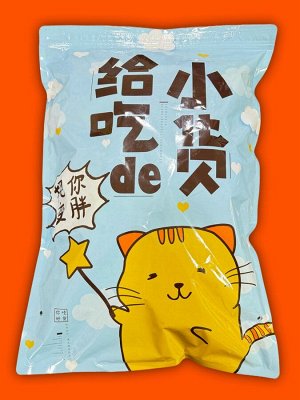 Подарочный пакет азиатских сладостей Yellow Kitty / Подарочный набор / Cюрприз бокс / Азиатские сладости  (40+ позиций)