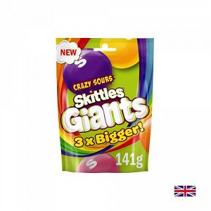 Skittles Giants Sour Pouch 141g - Гигантский Скитлс кислый