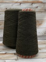 Пряжа для вязания, 67 гр., Harmony 100% меринос 1500м/100г Oliva scuro  (темно-оливковый)