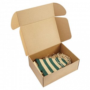 Декор новогодний Trendy stripes из джута и гофрированного картона из коллекции New Year Essential