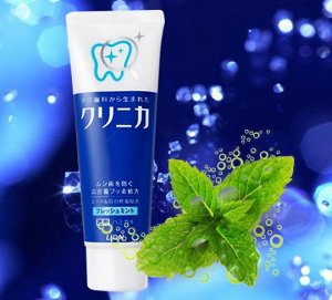Зубная паста Lion "Clinica Fresh Mint" комплексного действия c ароматом освежающей мяты 130г(туба)