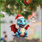 Елочная игрушка дракон