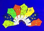 AMIGOBS ЦВЕТНЫЕ носки укороченные женские Бананы арт. 1034