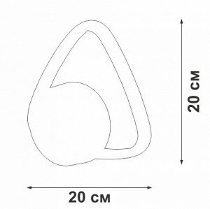 Настенный светильник светодиодный бра Vitaluce V4610-0/1A, 13Вт, цвет арматуры: белый