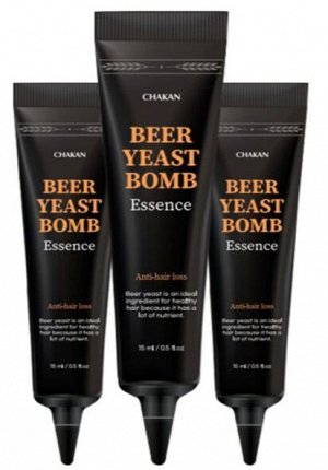 Chakan Эссенция для волос против выпадения Essence Beer Yeast Bomb Anti-Hair Loss, 1 шт*15 мл