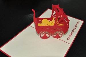 Открытка 3D 13*15 см (с конвертом)