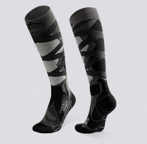 Спортивные компрессионные носки для лыж и сноуборда Golovejoy DWZ05. Серый (35-39)