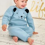 Утепленные комбинезоны, костюмы с начесом до 1.5 лет