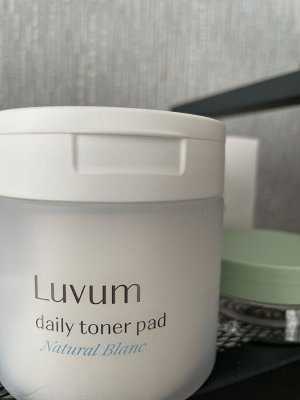 Luvum Тонер пэды увлажняющие Natural Daily Toner pad