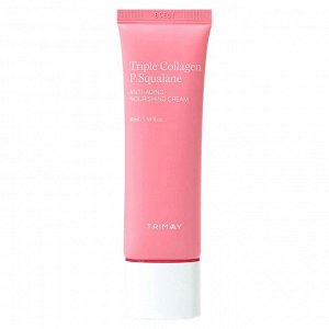 Антивозрастной крем для лица с коллагеном и скваланом TRIMAY Triple Collagen P.Squalane Anti-Aging Nourishing Cream