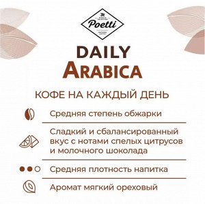 Кофе молотый Poetti Daily Arabica 250 г