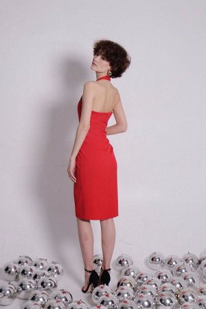Martichelli Платье красное вечернее
