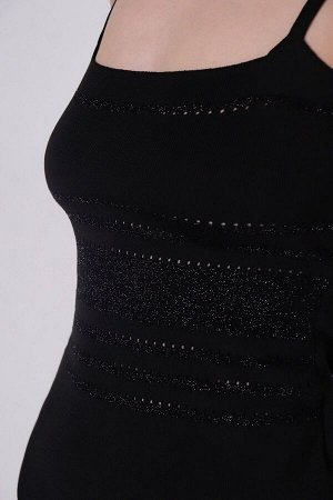 Облегающее платье чёрное