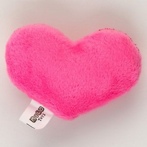 Мягкая игрушка, сердце «Счастье быть рядом с тобой», 8x6 см
