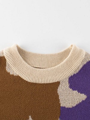 Детский свитер разноцветный