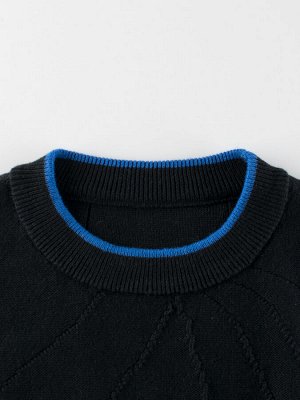 Детский свитер, цвет черный, синий, бежевый