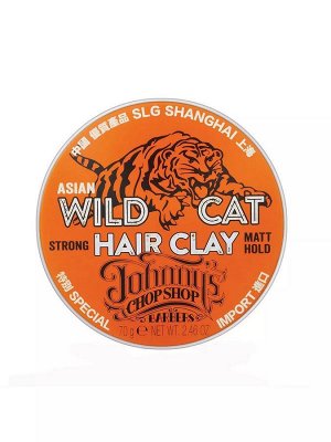 Johnny's Chop Shop WILD CAT Hair Sculpting Clay матирующая глина для волос 70 г