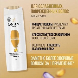 Пантин  Подарочный набор Интенсивное восстановление Шампунь + Сыворотка ополаскиватель  Pro V 250 мл + 200 мл Pantene