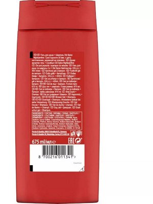 Олд Спайс Мужской гель для душа + Шампунь для волос 3 в 1 Old Spice Nightpanther 675 мл
