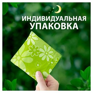 Прокладки женские гигиенические ароматизированные Натурелла с крылышками Naturella Classic Camomile Night Duo 12 шт в уп