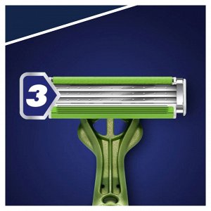 Бритвы безопасные одноразовые Gillette Blue3 Simple Sensitive 4 шт в уп