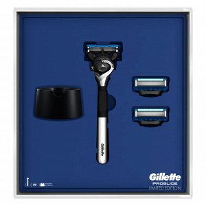 Жилет Новогодний подарок, Набор Бритва с 2 сменными кассетами + подставка, Gillette Fusion Proglide