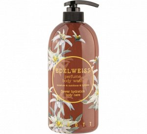 Парфюм. гель для душа с эдельвейсом Jigott Edelweiss Perfume Body Wash, Jigott 750 г