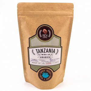 Кофе 100гр Вкусовые качества этого кофе во многом схожи с кенийскими сортами, однако кислотность у него меньше, а основа более легкая и нежная. Для Танзании АА свойственна приятная кислинка, сочный ви