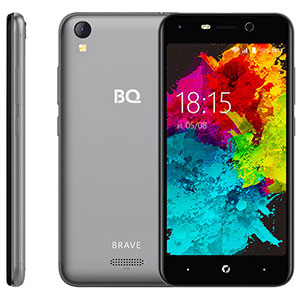 Смартфон BQ 5008L Brave, 4G, 16Gb + 2Gb Gray