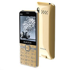 Телефон сотовый Maxvi P15 Gold