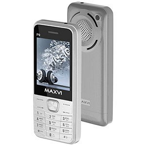 Телефон сотовый Maxvi P9 Silver