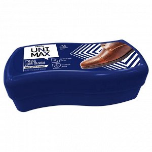 Unimax Губка волна для обуви из гладкой кожи бесцветная (60)_Кастомизация