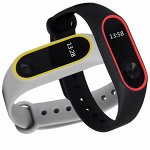 Двухцветные ремешки для фитнес браслета mi band 2