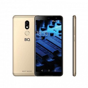 Смартфон BQ 5707G Next Music, 3G, 16Gb + 2Gb Gold