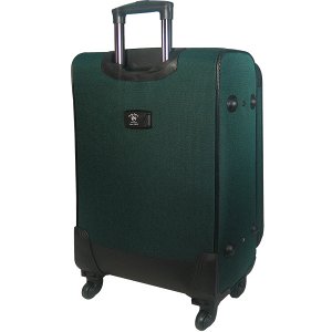 Комплект чемоданов Borgo Antico. 6088 green. 4 съёмных колеса.
