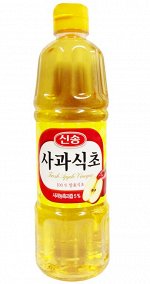 Уксус яблочный 5%, 0,9л (Fresh Apple Vinegar ) Sing Song Ю.Корея