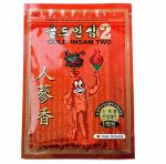 Korean Пластырь согревающий с красным женьшенем Gold Insam Two 2, 1 упаковка (20 листов)