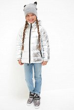 Куртка детская для девочек Hanna серебряный