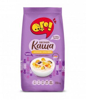 Каша овс. с абрикосом и черносливом НТВ 350гр ОГО