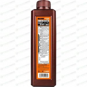 Масло моторное Masuma Motor Oil M2 5w30, синтетическое, API SN+, ACEA C3, универсальное, 1л, арт. M-2002E