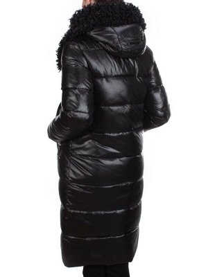 2181 BLACK Пальто зимнее женское DISCO KITTEN (200 гр. холлофайбера)