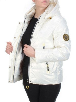 8262 WHITE Куртка демисезонная женская BAOFANI (100 гр. синтепон)