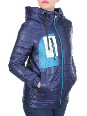 D001 DARK BLUE Куртка демисезонная женская (100 гр. синтепон)