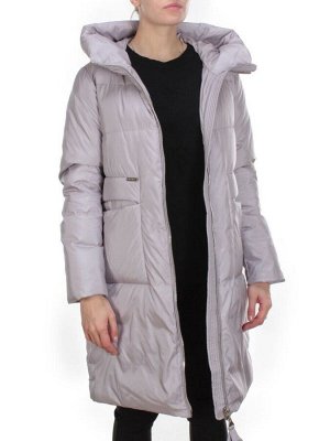 2119 LIGHT GREY Пальто зимнее женское MELISACITI (200 гр. холлофайбера)