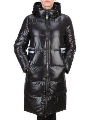 2193 BLACK Куртка зимняя женская AIKESDFRS (200 гр. холлофайбера)